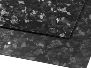 Lightweight forged carbon fiber board for custom CNC cutting