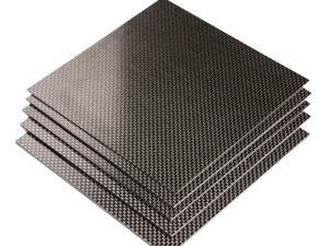 Matte carbon fiber laminate sheet with quasi-isotropic layup