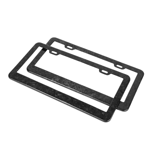 marble texture forged Car License Plate Frame for automotive