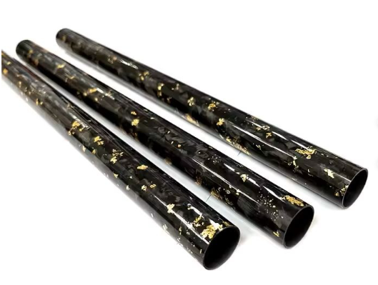 silver forged carbon with reflective effect