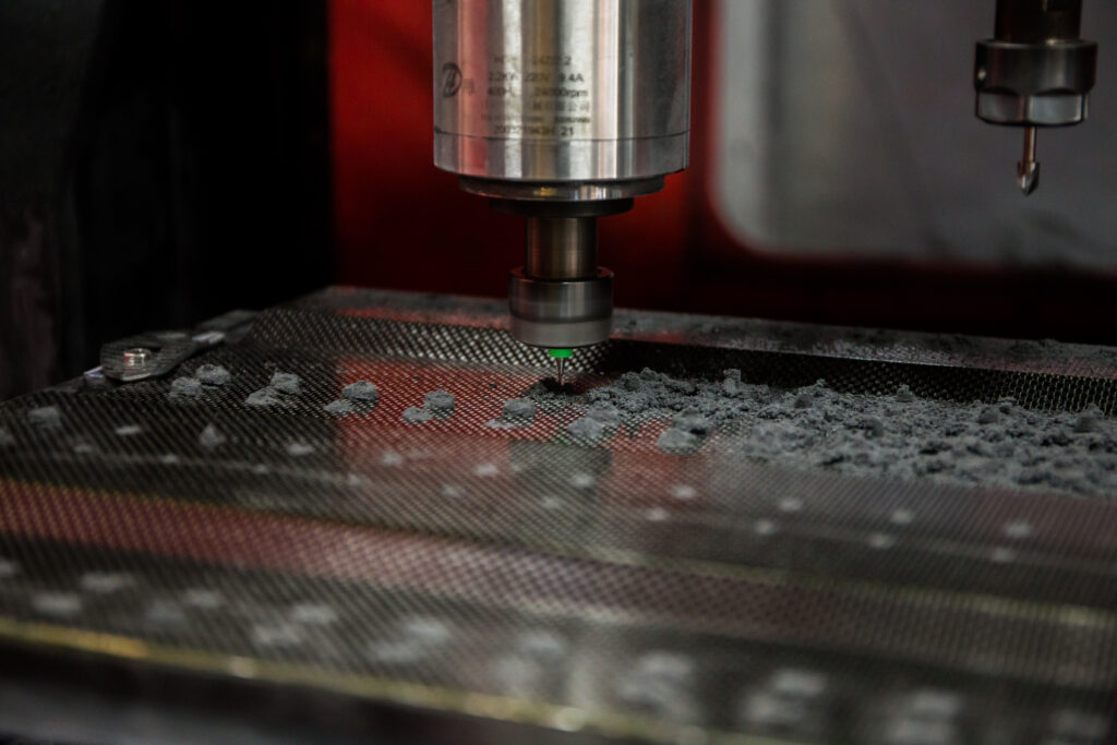 carbon fiber cnc cutting for custom designs of rc car models